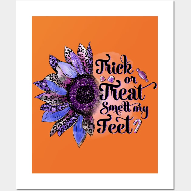 Trick or Treat Smell My Feet Wall Art by Myartstor 